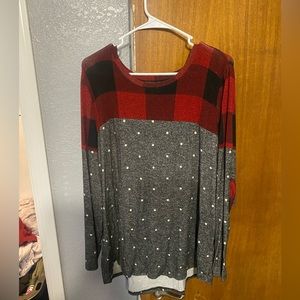 Maurices subtle tunic long sleeve